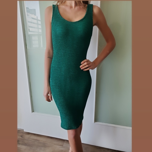 Emerald Green Dress - Picture 1 of 3